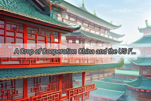 A Crop of Cooperation China and the US Forge Historic Agricultural Alliance for Global Food Security